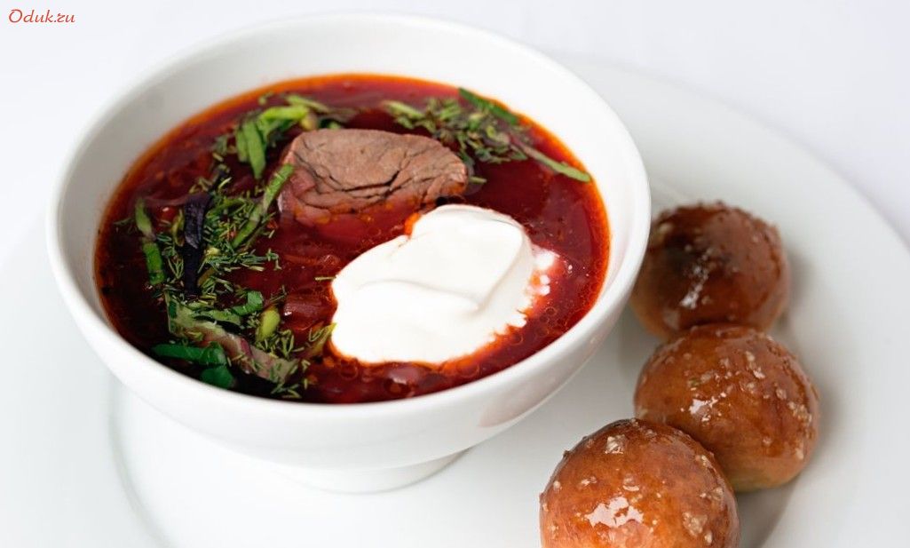 борщ, пампушками, после этого, капуста