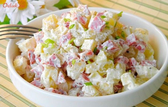 несложный, картофельный