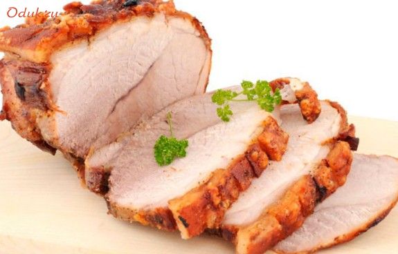 пикантная, буженина, чесноком, свинина