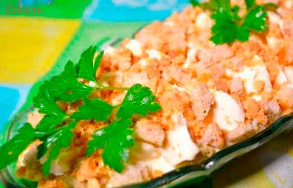 салат, искушение, копченой