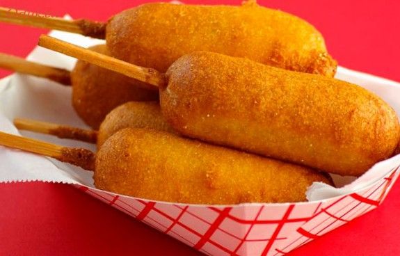 сосиски, корн