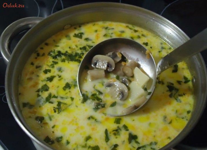 сырный, грибами, копченостями