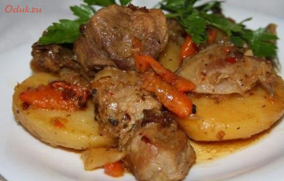 домашнее, жаркое, свинина