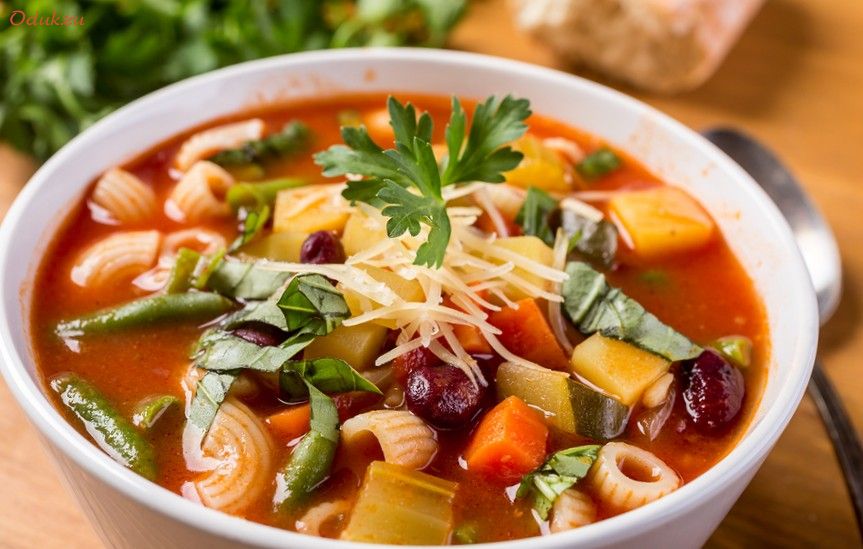 итальянский, минестроне, бекон итальянский, минестроне, бекон