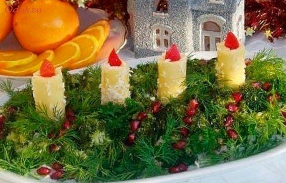новогодний, салат