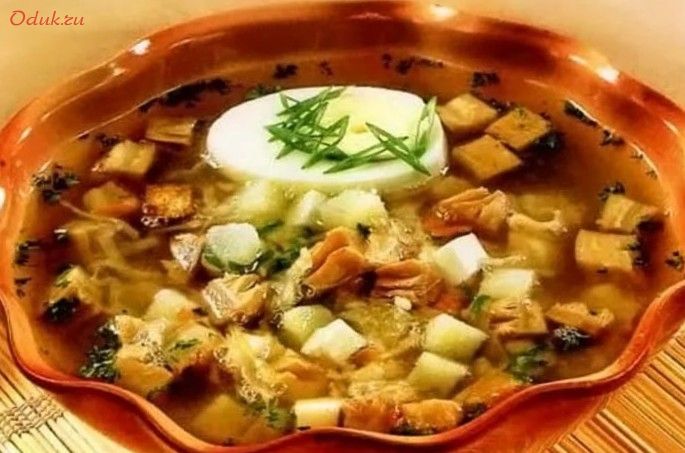 окрошка, грибами, горчицей окрошка, грибами, горчицей