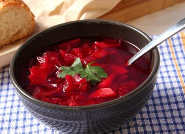 постный, борщ, капуста