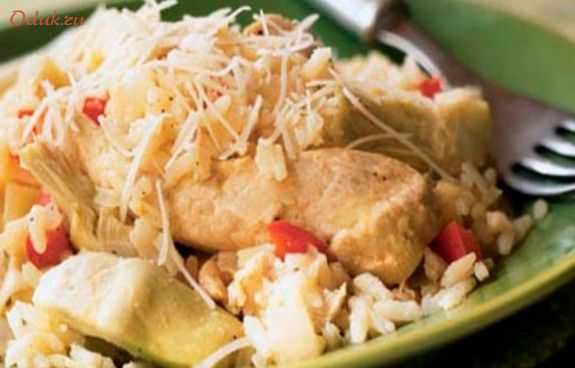 салат, цыпленка, маринад