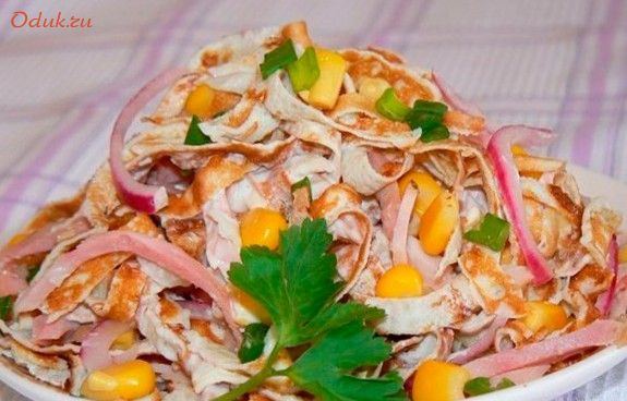 салат, солнечный салат, солнечный