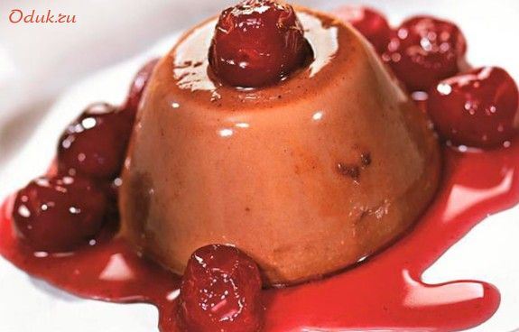 шоколадная, паннакота