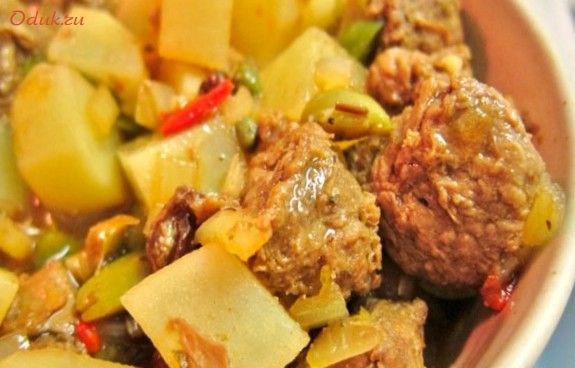 говядина, по-испански, сыром