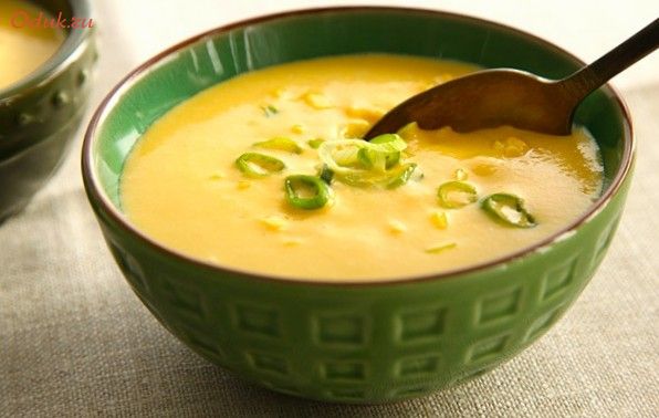 легкий, сырно-кукурузный