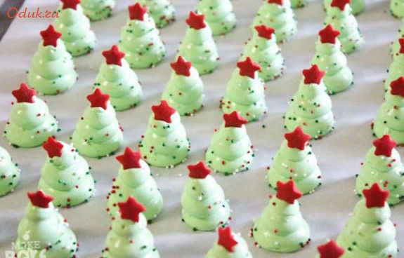 новогодние, елочки-безе, детей, пищевой новогодние, елочки-безе, детей, пищевой