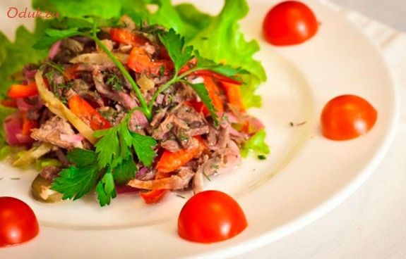 овощной, салат, говядиной овощной, салат, говядиной