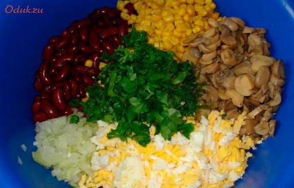 салат, дружба салат, дружба