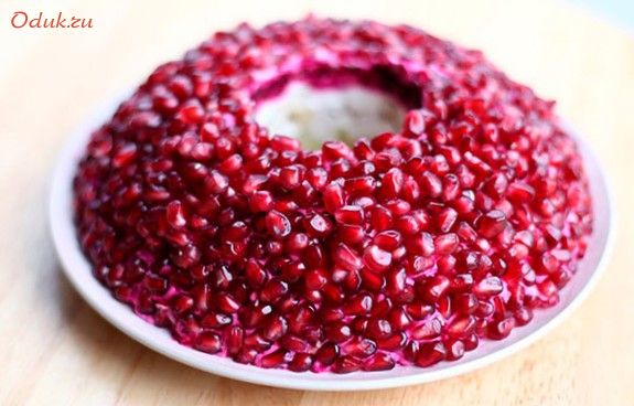 салат, гранатовый, браслет