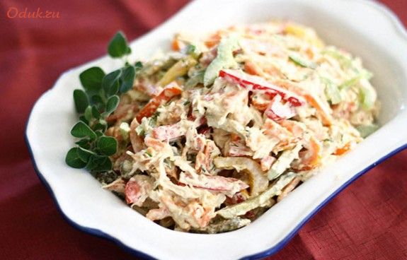 салат, шедевр, копченой салат, шедевр, копченой