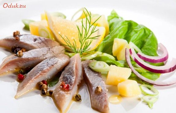 сельдь, овощами, узком, пищевой
