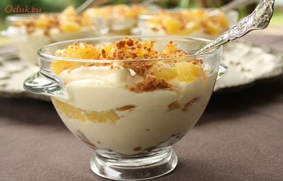 тирамису, консервированными, киви