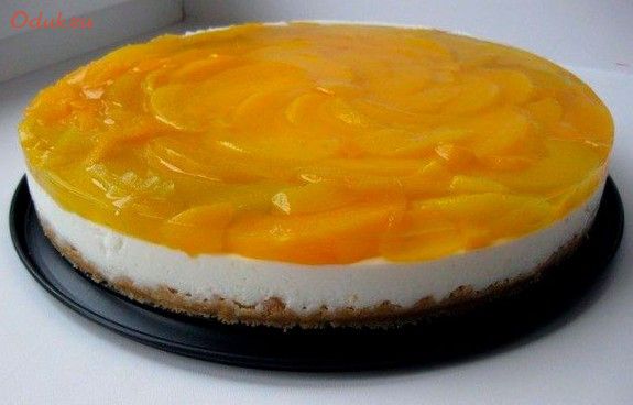 абрикосовый, чизкейк, творогом, творог