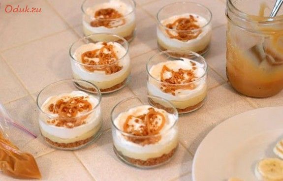 бананово-карамельный, десерт, пищевой