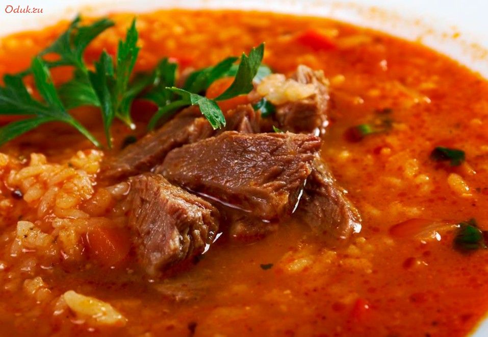 грузинский, острый, харчо, свинина