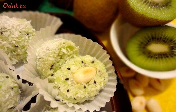 киви, рафаэлло, десерт