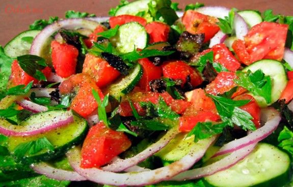 легкий, салат