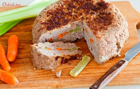 мясной, хлеб, травами, свинина