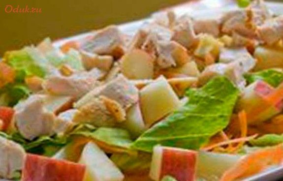 салат, цыпленка салат, цыпленка