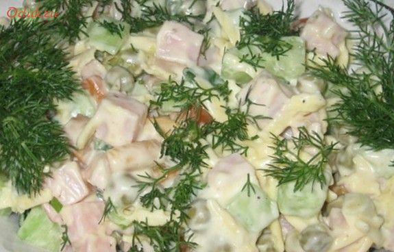 салат, летисия, копченой, маринад