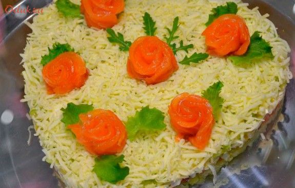 слоеный, салат, валентина слоеный, салат, валентина