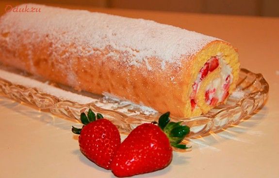 бисквитный, рулет