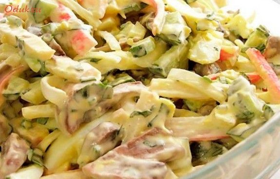 грибной, салат, аленка