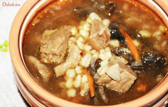 грибной, говядиной