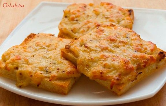 необыкновенные, гренки, сыром, жир