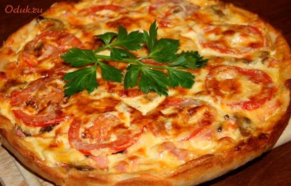 пицца, мультиварке