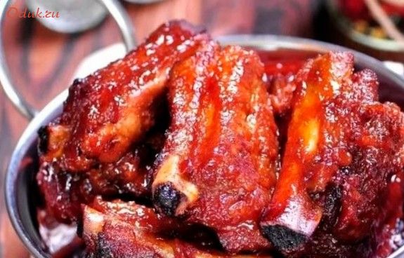 ребрышки, свиные, сладком, маринад