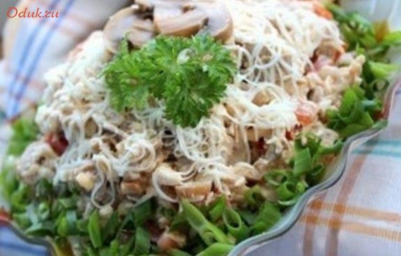 салат, алекс, куриной