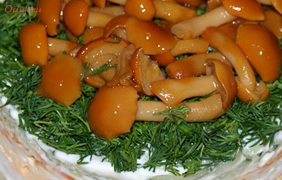 салат, грибные