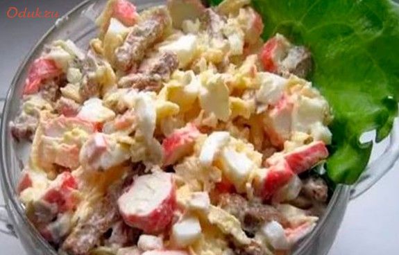 салат, копченой, курицы