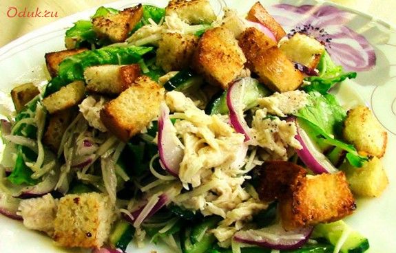 салат, куриным