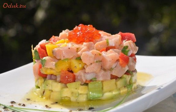 севиче, красной, рыбы, маринад