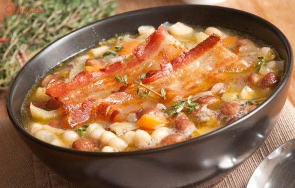 фасоли, бекона, капуста, бекон фасоли, бекона, капуста, бекон