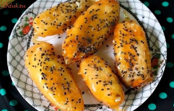 бананы, золотистой