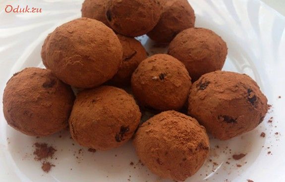 домашние, трюфели, какао