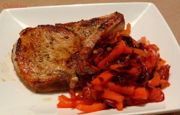 говядина, косточке, овощами, маринад