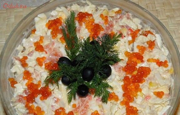 изысканный, салат, капуста