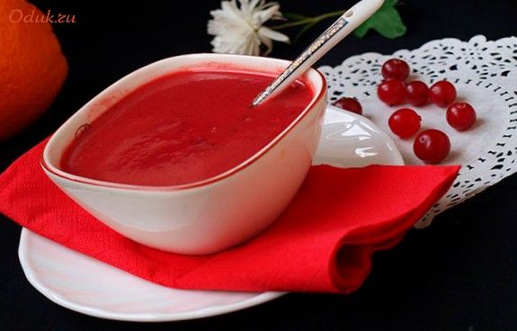 клюквенный, соус