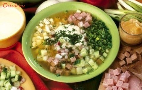 мясная, окрошка